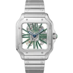 ساعة كارتييه Cartier رجالي سانتوس Santos بميناء أبيض