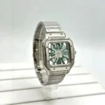 ساعة كارتييه Cartier رجالي سانتوس Santos بميناء أبيض