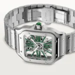 ساعة كارتييه Cartier رجالي سانتوس Santos بميناء أبيض