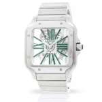 ساعة كارتييه Cartier رجالي سانتوس Santos بميناء أبيض