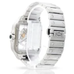 ساعة كارتييه Cartier رجالي سانتوس Santos بميناء أبيض