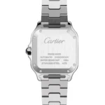 ساعة كارتييه Cartier رجالي بميناء أخضر وشكل مربع