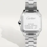 ساعة كارتييه Cartier رجالي بميناء أبيض وشكل مربع