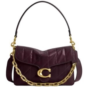 حقيبة Coach Chain Tabby CAF55 B4YDS نسائية Black Currant
