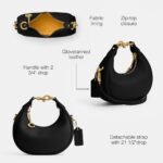 حقيبة يد نسائية سوداء من كوتش CR508 Blk CBG16