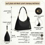 حقيبة كتف نسائية سوداء من كوتش CR981 B4 Bk