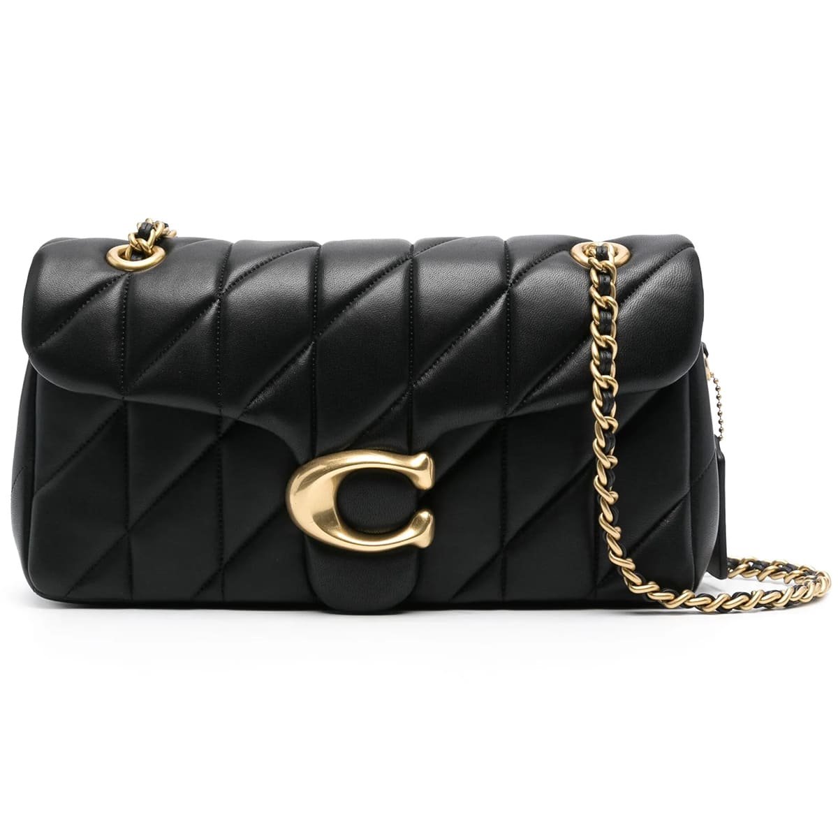 coach-brass-black-women-shoulder-bag-cp149-b4-bk حقيبة كتف نسائية من كوتش ، لون أسود نحاسي ، موديل CP149 B4 BK