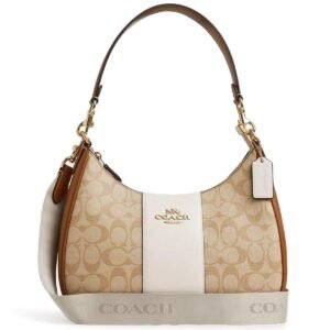 حقيبة Coach Teri Hobo CT257 نسائية Light Khaki/Chalk