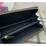 محفظة كوتش COACH حريمي أسود بسحاب موديل F53834