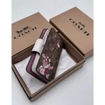 محفظة كوتش COACH حريمي سيجنتشر بنقشة الزهور موديل C3773