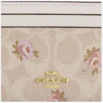 محفظة كروت كوتش COACH حريمي سيجنتشر موديل CAR16