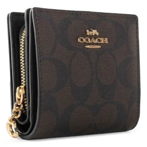محفظة كوتش COACH حريمي كابولي بني موديل CW789 IMXAQ
