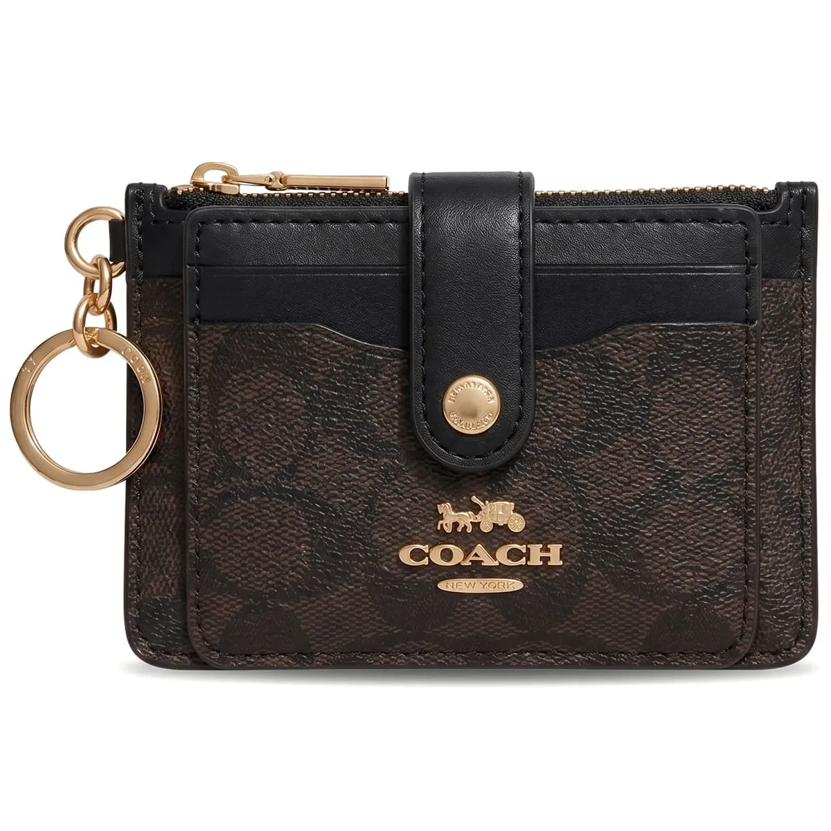 coach-womens-signature-card-holder-c7398-product-image محفظة كروت كوتش Coach حريمي سيجنتشر موديل C7398