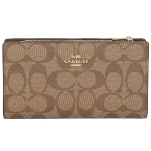 محفظة كوتش Coach حريمي طويلة سيجنتشر موديل C8714