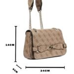 حقيبة كتف نسائية بيج من جيس Guess