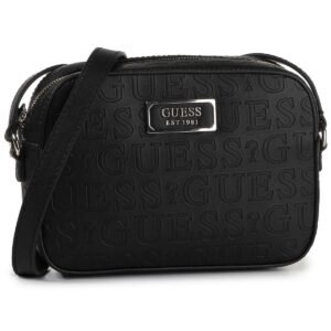 حقيبة كروسبودي سوداء من جيس Guess للنساء موديل Hwvd66 91120Bla