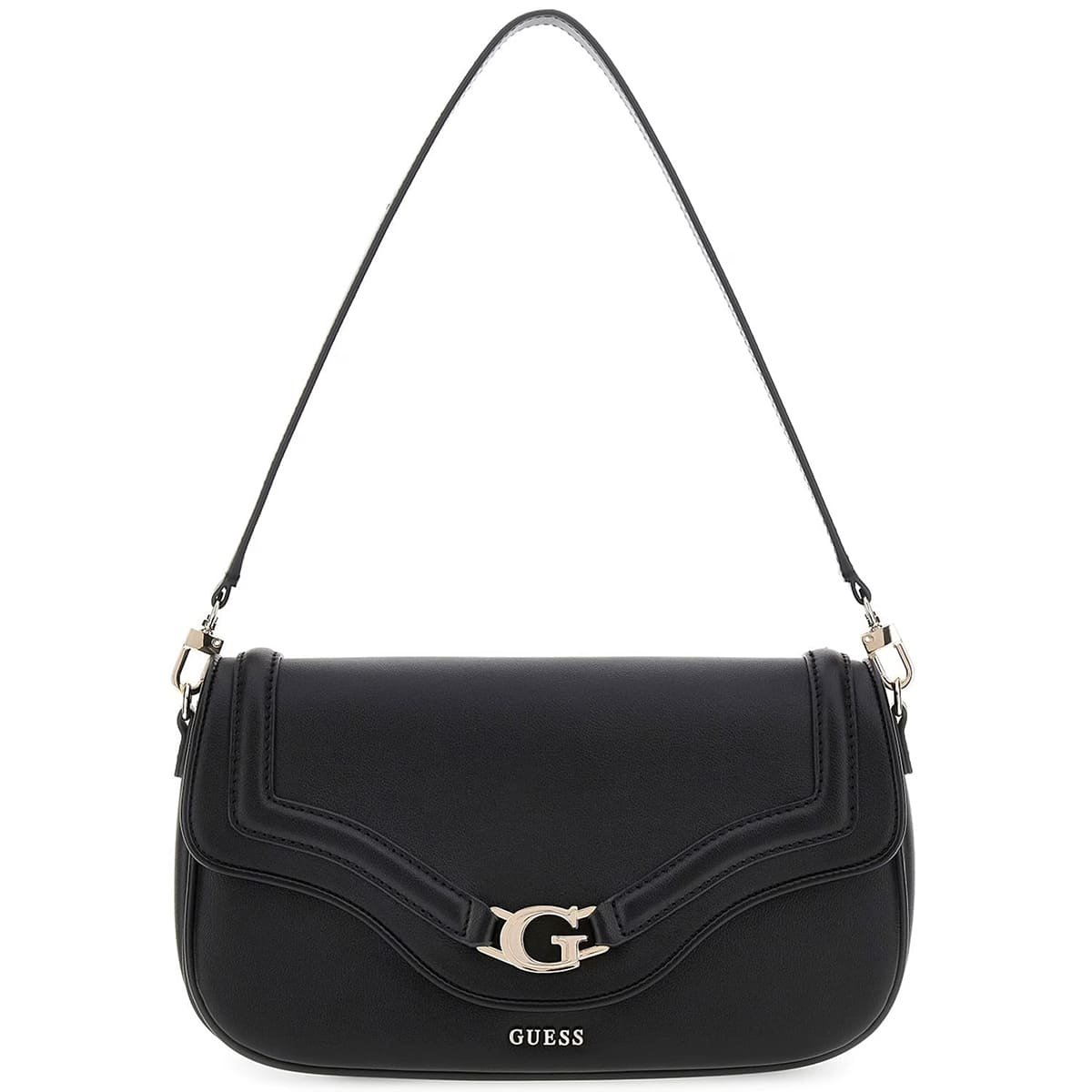 guess-black-women-handbag-shoulder-bag-hwbg7993200-bla حقيبة يد نسائية سوداء من Guess ، حقيبة كتف Hwbg7993200