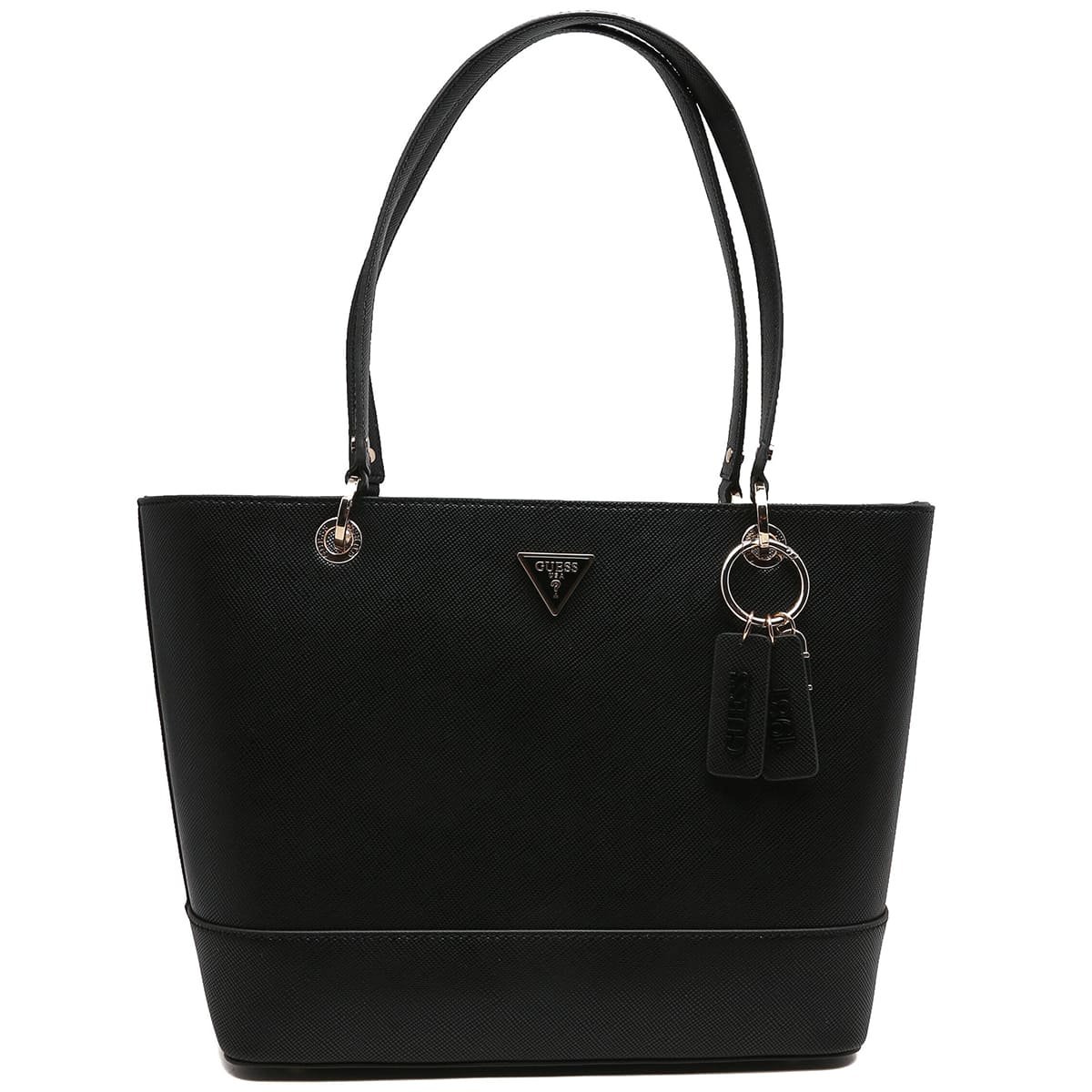 guess-black-women-shoulder-bag-hwevg873723-bla حقيبة Guess Eco Alexie Elite Tote HWEVG873723 نسائية سوداء