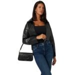 حقيبة كتف نسائية سوداء من جيس Guess ، موديل Hwevg951320