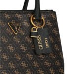 حقيبة يد نسائية من جيس Guess باللونين البني والأسود Hwqb83 77060
