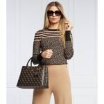 حقيبة يد نسائية من جيس Guess باللونين البني والأسود Hwqb83 77060