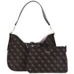 حقيبة كتف نسائية بنية اللون من جيس Guess ، موديل Hwesg839002