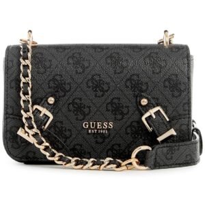 حقيبة كروسبودي نسائية من جيس Guess ، لون أسود فحمي ، موديل Hwsg87 44780