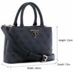 حقيبة يد نسائية من جيس Guess باللون الأسود الفحمي Hwbg83 77060