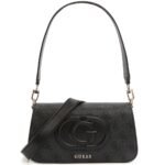 حقيبة كتف نسائية من جيس Guess باللون الأسود الفحمي Hwesg951320