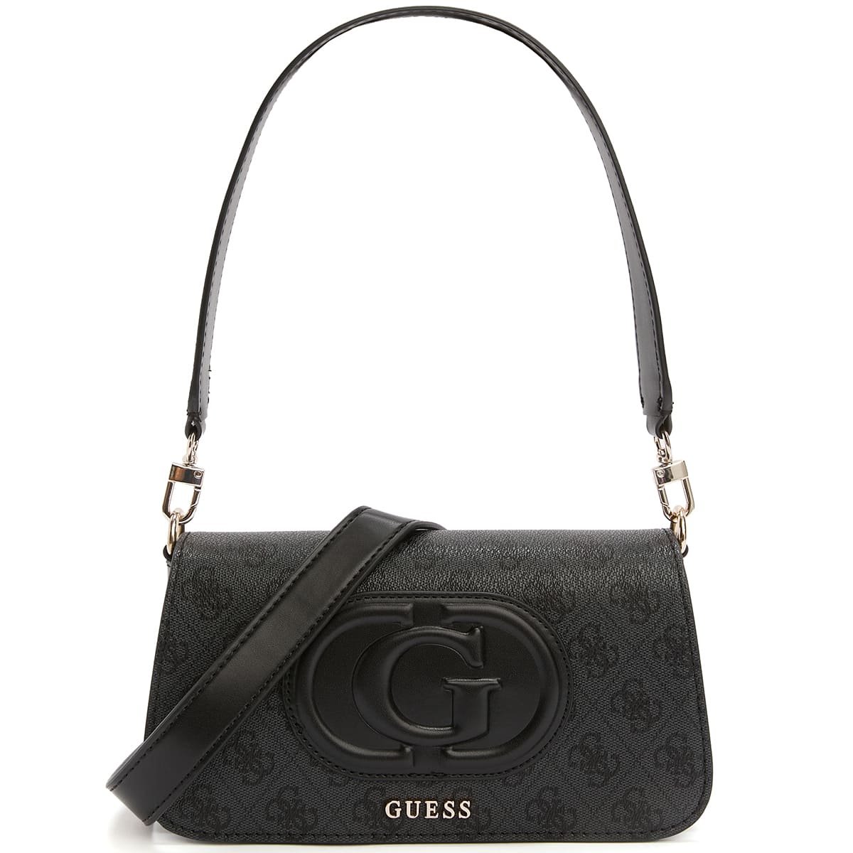 guess-coal-black-women-shoulder-bag-hwesg951320-cgk حقيبة كتف نسائية من جيس Guess باللون الأسود الفحمي Hwesg951320
