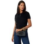 حقيبة كتف نسائية من جيس Guess باللون الأسود الفحمي Hwesg951320