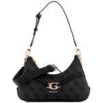 حقيبة كتف نسائية من جيس Guess باللون الأسود الفحمي Hwsg7993730 Clo