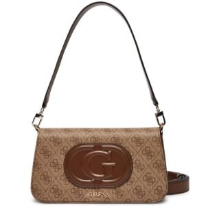 حقيبة كتف نسائية من جيس Guess بلون بني لاتيه ، موديل Hwesg951320