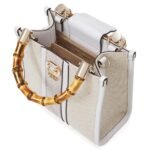 حقيبة يد نسائية من جيس Guess باللونين الوردي والأبيض ، موديل Hwag9337220 Ndl