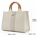 حقيبة يد نسائية من جيس Guess باللونين الوردي والأبيض ، موديل Hwag9337220 Ndl