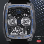 Jacob & Co. for Bugatti Chiron Tourbillon Men’s Black Skeleton Watch