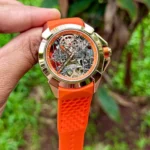 Jacob & Co. Men’s Epic X Skeletonized “Jai Shri Ram” Orange Watch