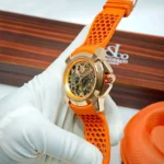 Jacob & Co. Men’s Epic X Skeletonized “Jai Shri Ram” Orange Watch