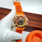 Jacob & Co. Men’s Epic X Skeletonized “Jai Shri Ram” Orange Watch
