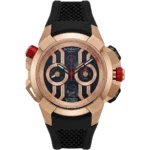 Jacob & Co. Men’s Epic X Chrono Rose Gold-Tone Skeleton Watch