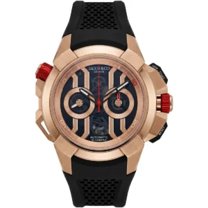 Jacob & Co. Men’s Epic X Chrono Rose Gold-Tone Skeleton Watch