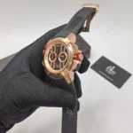 Jacob & Co. Men’s Epic X Chrono Rose Gold-Tone Skeleton Watch
