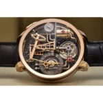 Jacob & Co. Men’s Oil Pump Rose Gold-Tone Skeleton Watch
