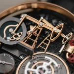 Jacob & Co. Men’s Oil Pump Rose Gold-Tone Skeleton Watch