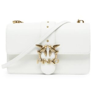 حقيبة Pinko Love Classic Icon Simply 7 1P228G Y6XT بيضاء