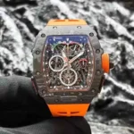 ساعة ريشارد ميل Richard Mille رجالي RM 50-03 ماكلارين McLaren بسير برتقالي