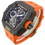 ساعة ريشارد ميل Richard Mille رجالي RM 50-03 ماكلارين McLaren بسير برتقالي