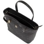 حقيبة يد نسائية سوداء من تومي هيلفيغر Aw0Aw16002