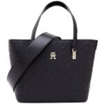 حقيبة يد نسائية سوداء من تومي هيلفيغر Aw0Aw16002