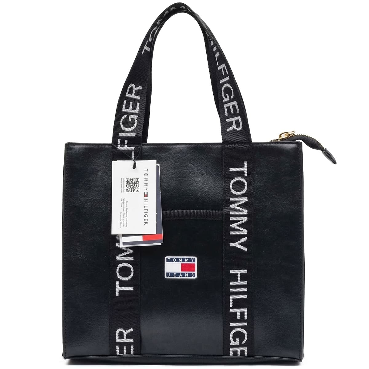 tommy-hilfiger-black-women-handbag حقيبة يد نسائية سوداء من تومي هيلفيغر